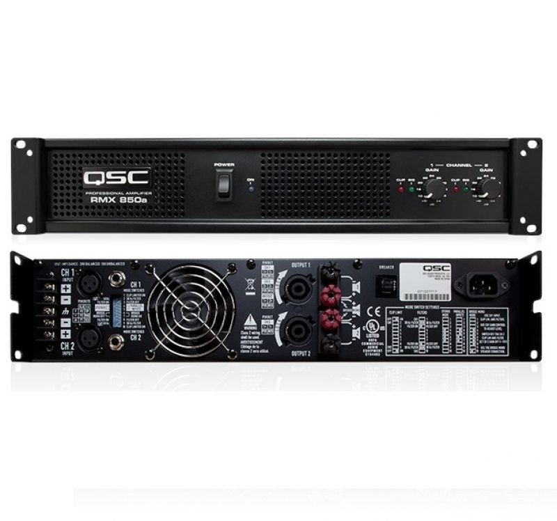 QSC RMX850A — AMPLIFICADOR DE POTENCIA 2 CANALES