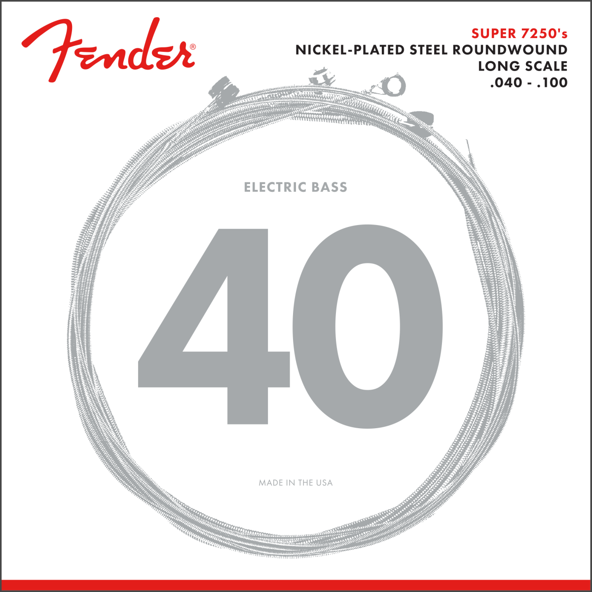 FENDER 0737250403 JGO CUERDAS BAJO IV SUPER 7250
