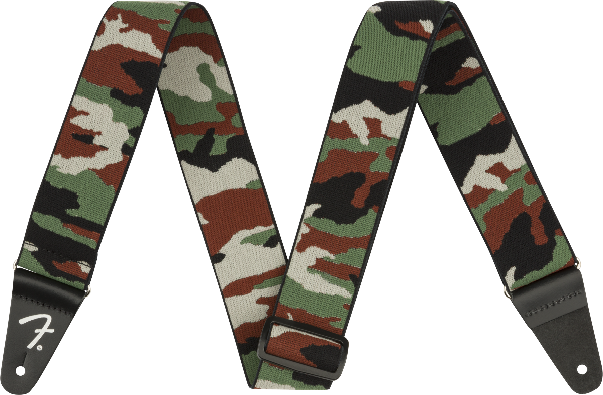 FENDER 0990685100 WEIGHLESS WOODLAND CAMO  STRAP - THALI