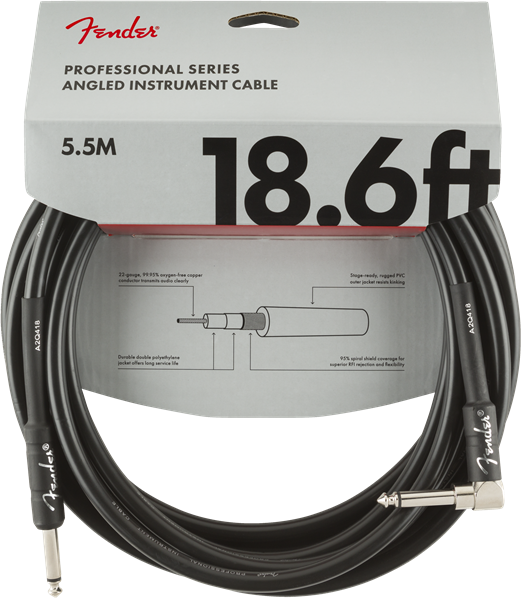 FENDER 0990820019 CABLE INSTRUMENTO PROFESSIONAL SERIES 5.5MTS