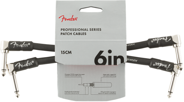 FENDER 0990820023 KIT 2 CABLES PARCHEO PROFESSIONAL SERIES 15CMS