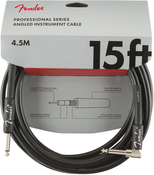 FENDER 0990820059 CABLE INSTRUMENTO PROFESSIONAL SERIES 4.5MTS