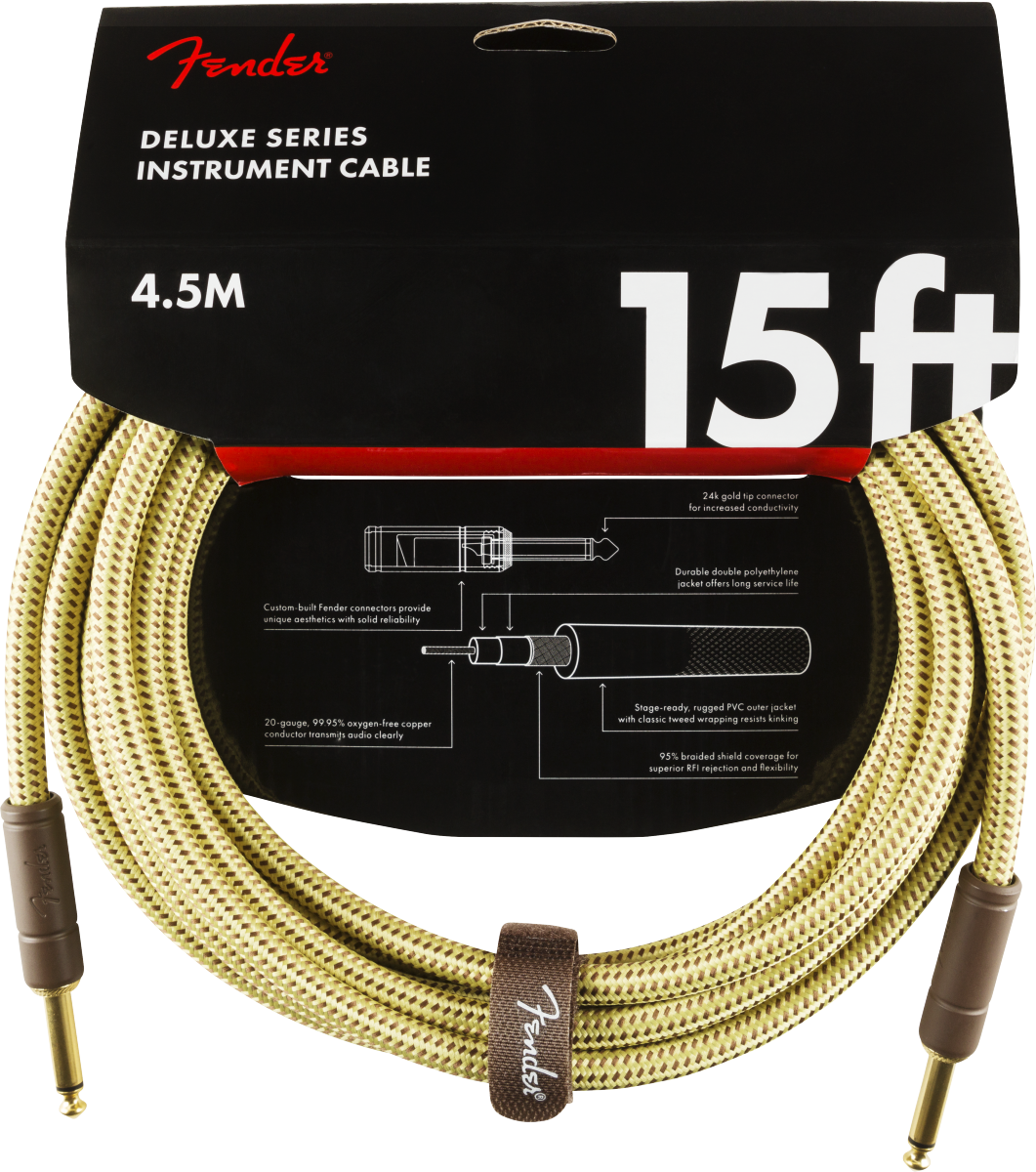 FENDER 0990820084 CABLE INSTRUMENTO DELUXE TWEED 4.5MTS