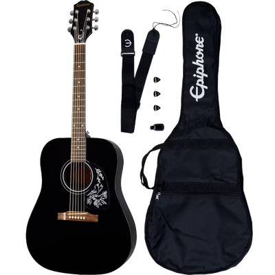 Epiphone Starling Acoustic Player Pack - Ebony