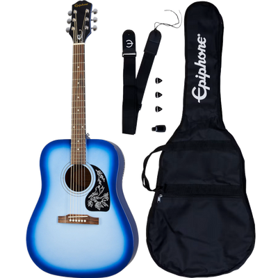 Epiphone Starling Acoustic Player Pack - Starlight Blue