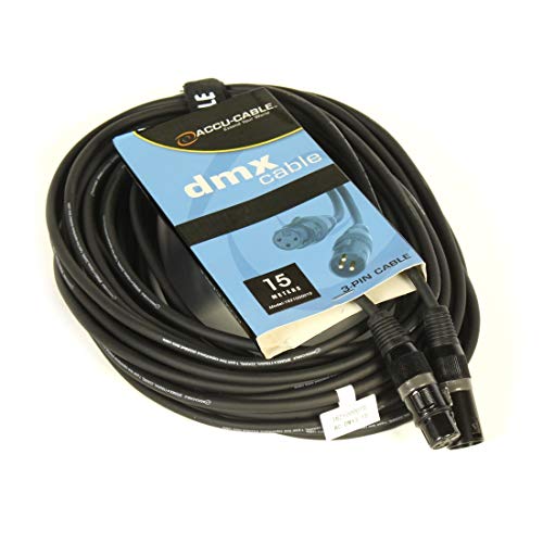 AC3PDMX50, CABLE PARA ILUMINACIÓN, DMX 15.2m