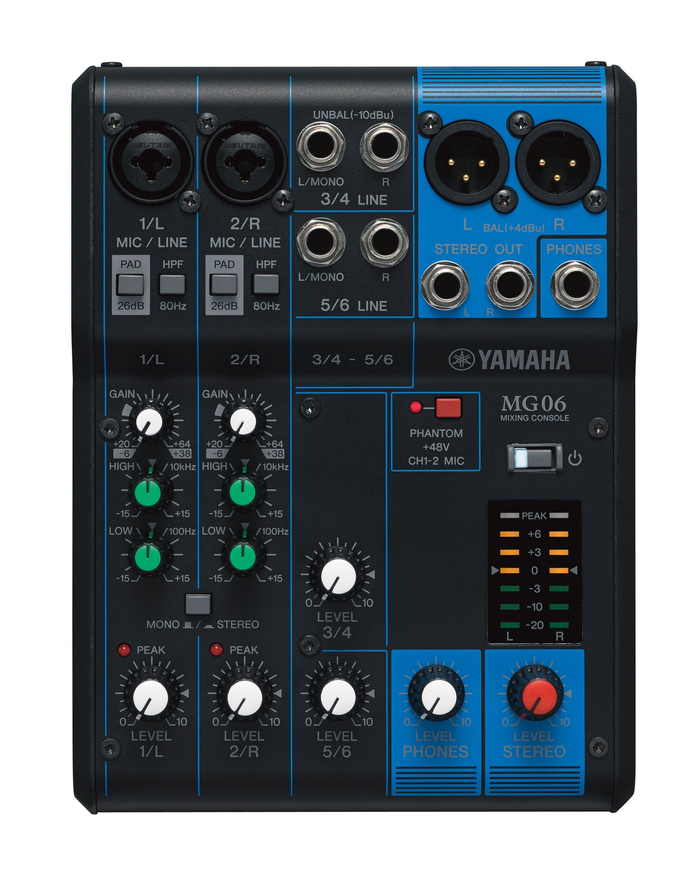 MIXER ANALOGA MG06 YAMAHA