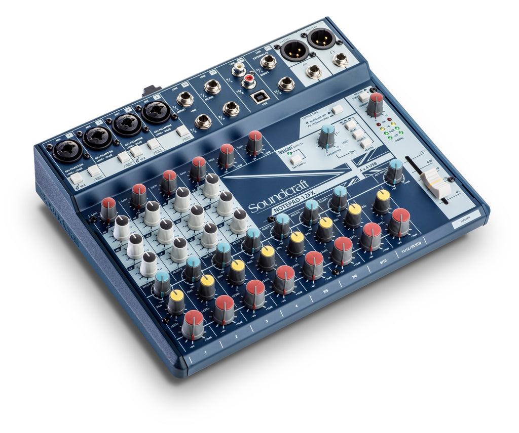 Soundcraft PA ミキサー NOTEPAD-12FX SOUNDCRAFT NOTEPAD 12FX MEZCLADORA – Holocausto