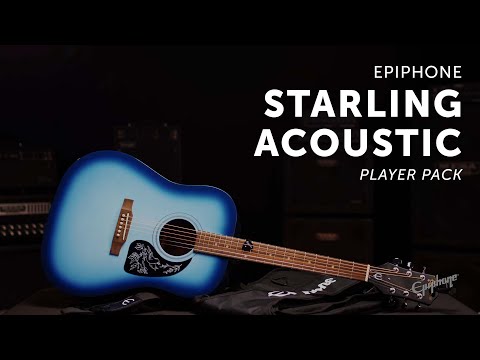 Epiphone Starling Acoustic Player Pack - Hot Pink Pearl